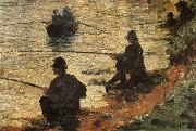 Georges Seurat Fisherman Germany oil painting artist